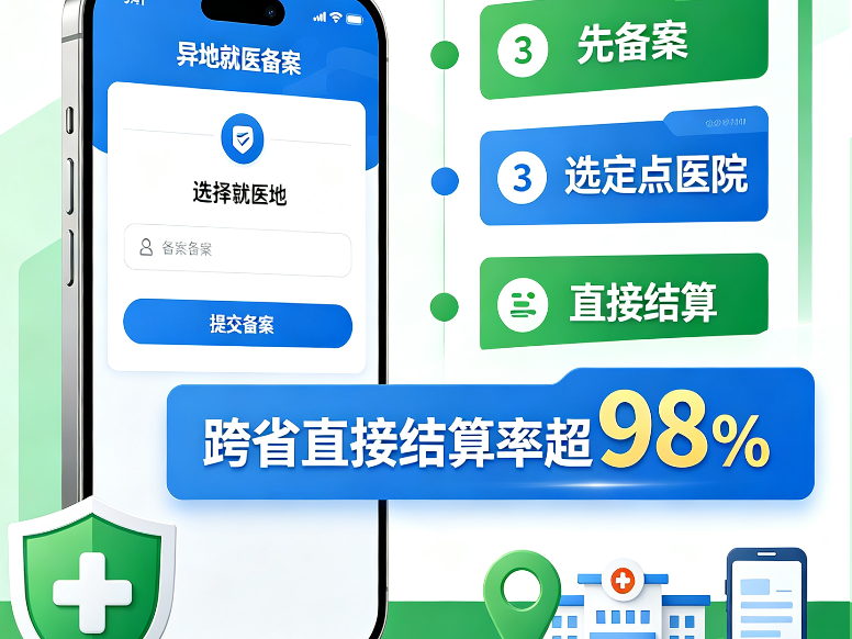 异地就医“先备案后结算”全面规范：手机就能办，跨省直接结算率超98%