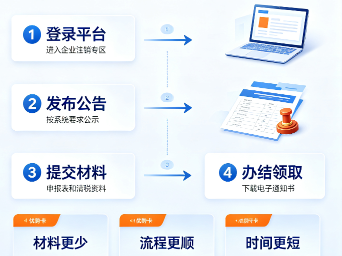 企业注销“一网办”操作指南:材料简化、全程网办、不用再跑多个部门