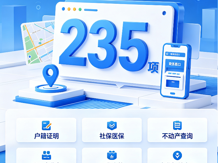2026年“跨省通办”再扩容:235项事项异地可办,这些服务不用再回老家